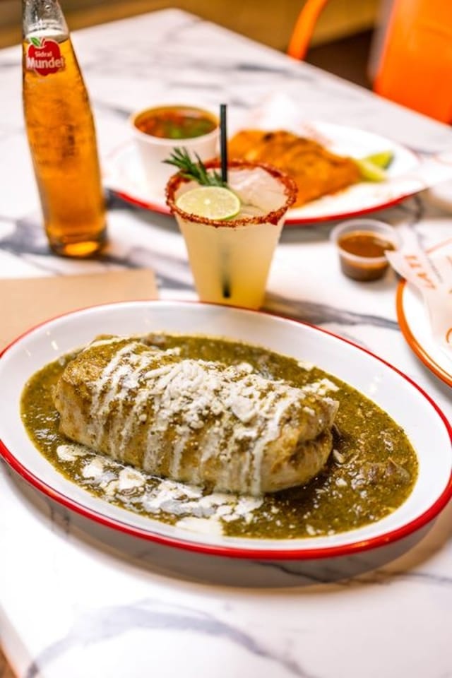 Chile Verde Burrito.