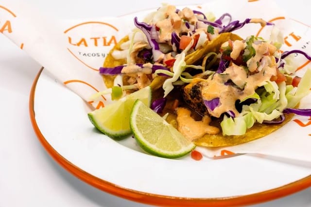 Blackened Shrimp Quesataco.